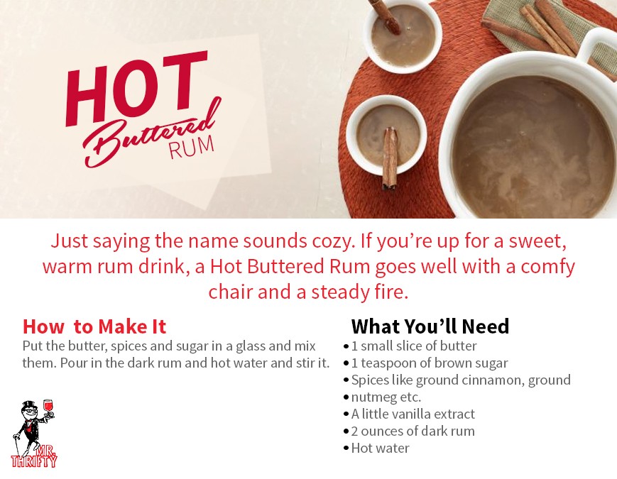 Stay Cozy With A Hot Buttered Rum Cocktail
