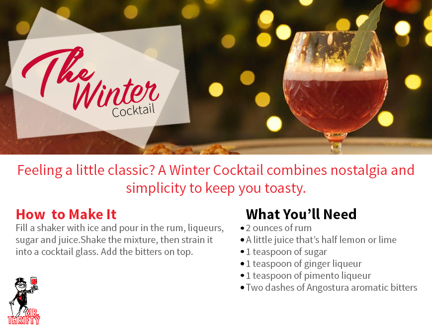 Stay Warm And Pour Yourself A Winter Cocktail